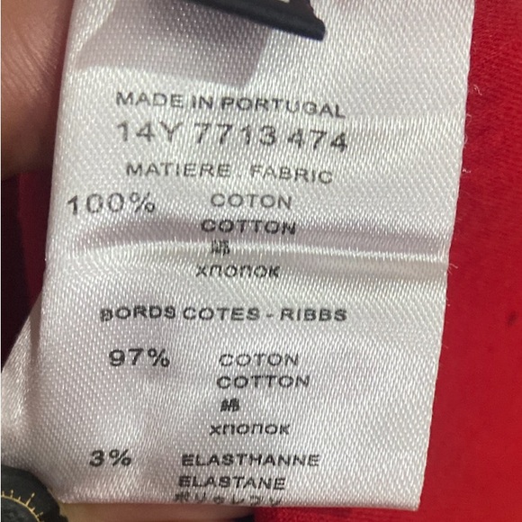 Red Givenchy Distressed Logo Hoodie. Size XL - Picture 7 of 8